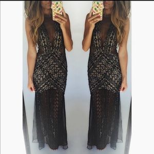 Luxxel Black lace dress